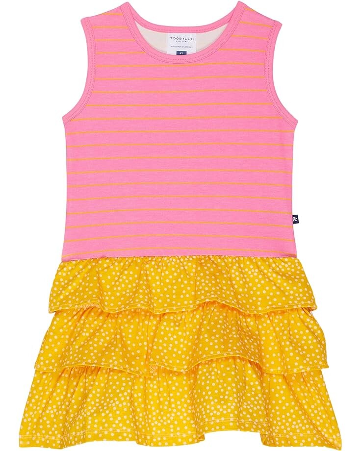 

Платье Toobydoo Lollipop Ruffle Tank Dress, розовый