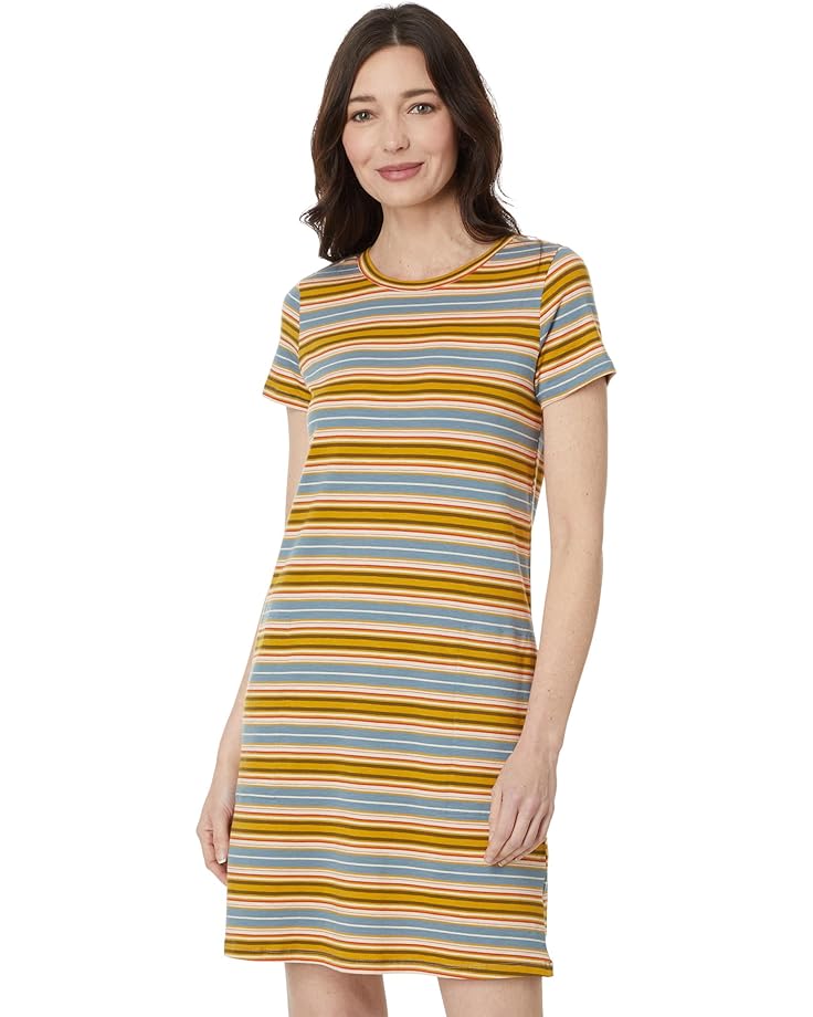 Платье Toad&Co Windmere II Short Sleeve, цвет North Shore Multi Stripe