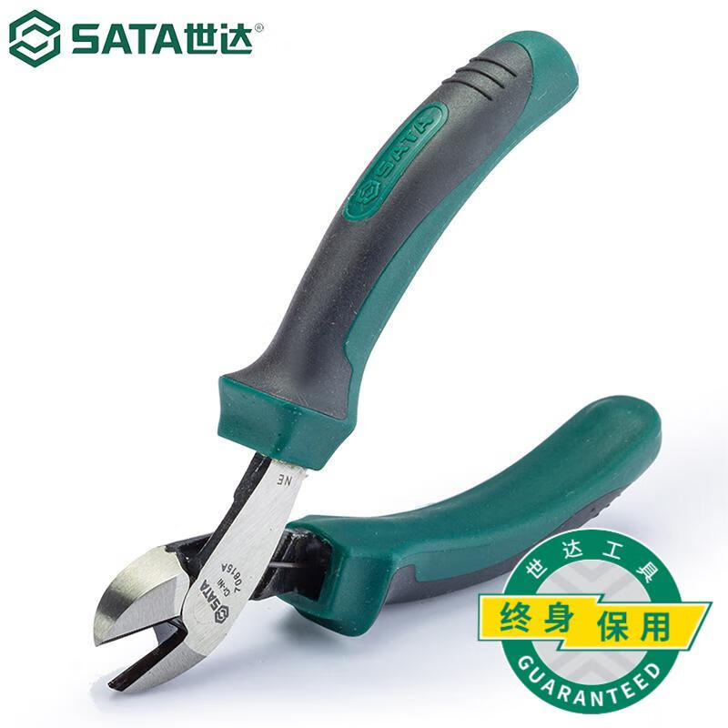 SATA 70615A Мини-плоскогубцы с диагональными концами, экономящие трудозатраты, 5 дюймов.