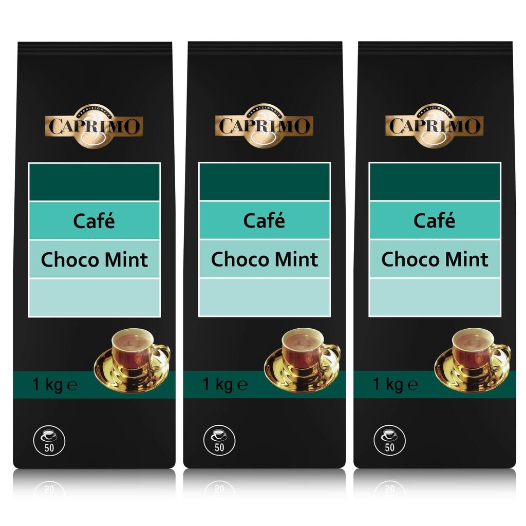 

3x порошок какао-напитка Caprimo Café Choco Mint Cappuccino 1 кг - со вкусом