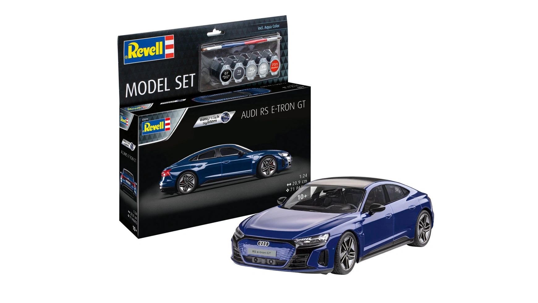 Набор моделей Revell Audi e-tron GT с системой easy-click кружка подарикс гордый владелец audi e tron 330 мл