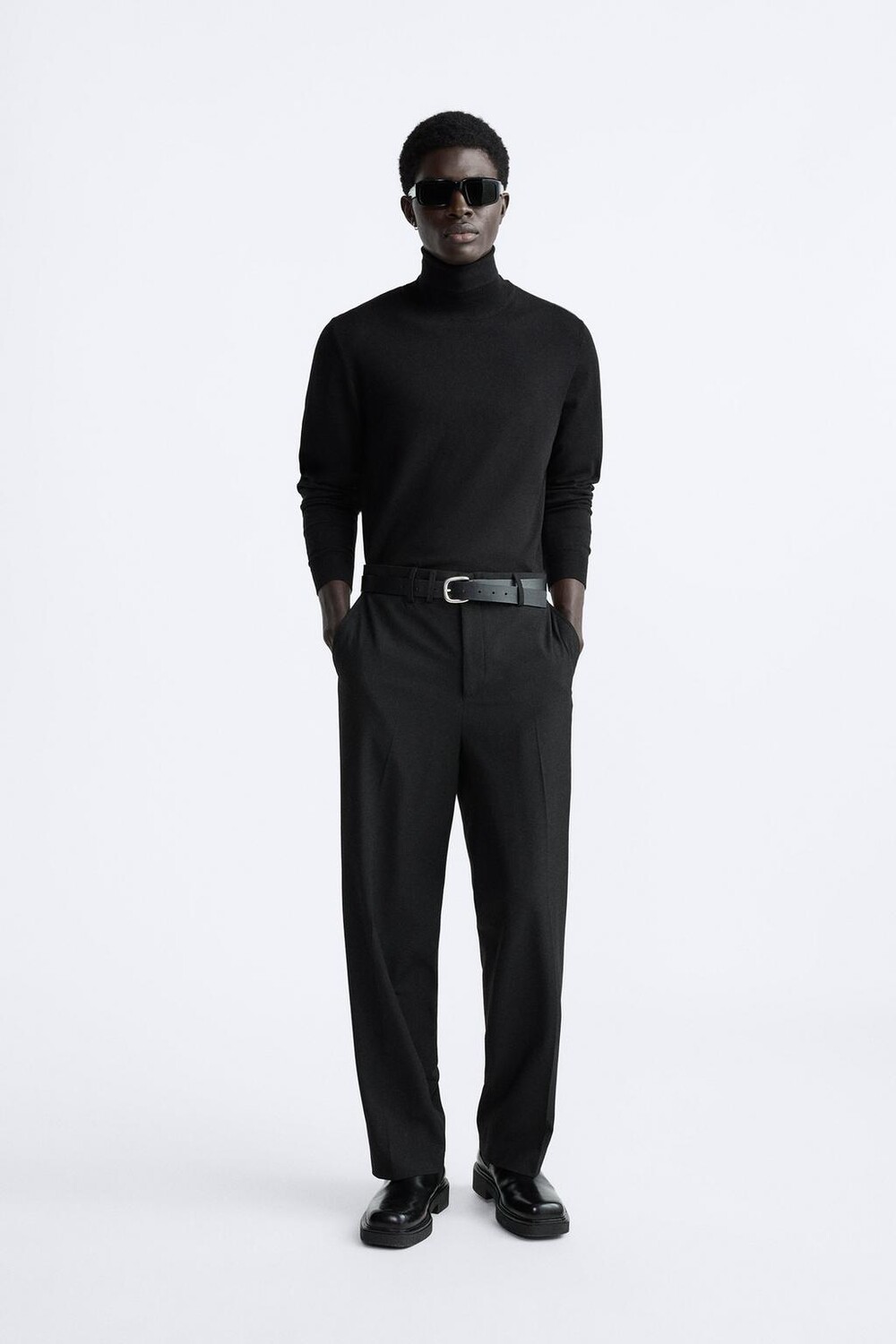 

Свитер из вискозы ZARA, черный