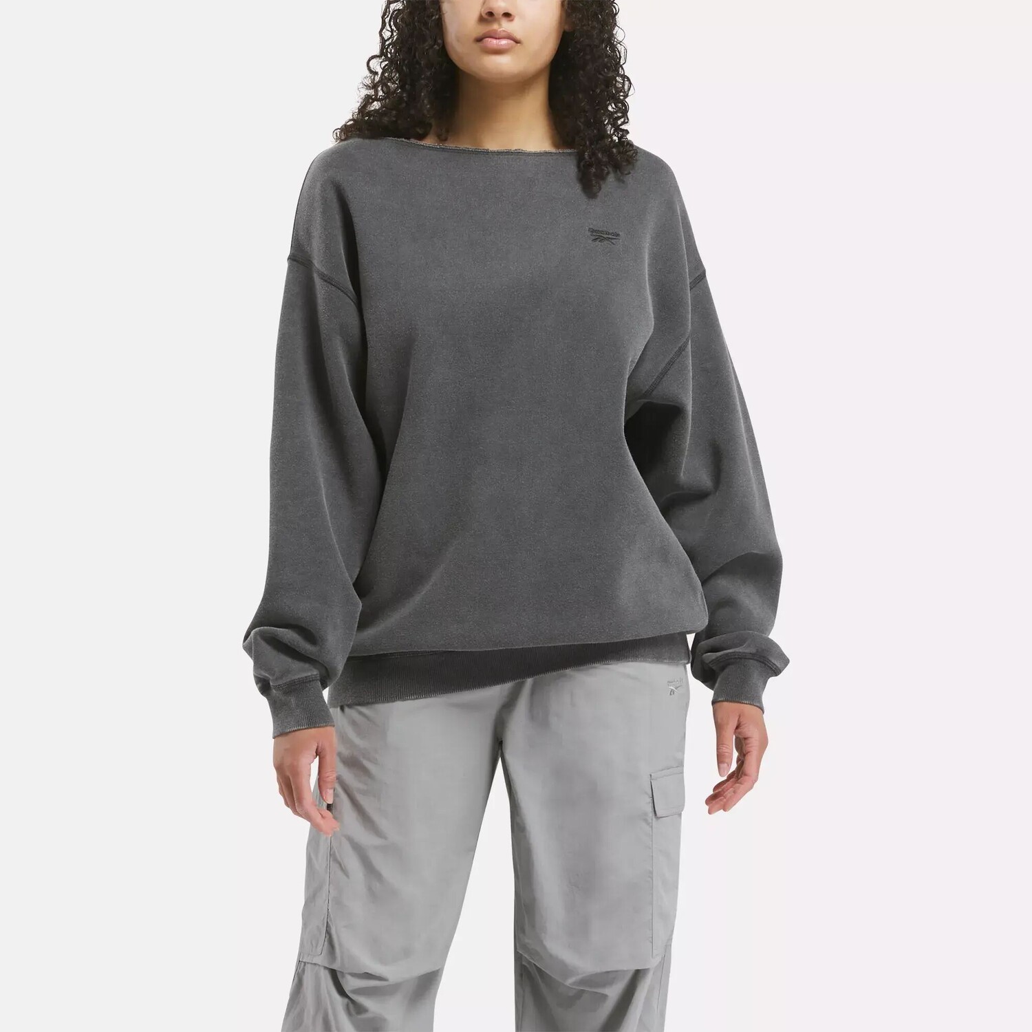 

Флисовая толстовка Wardrobe Essentials Reebok, черный