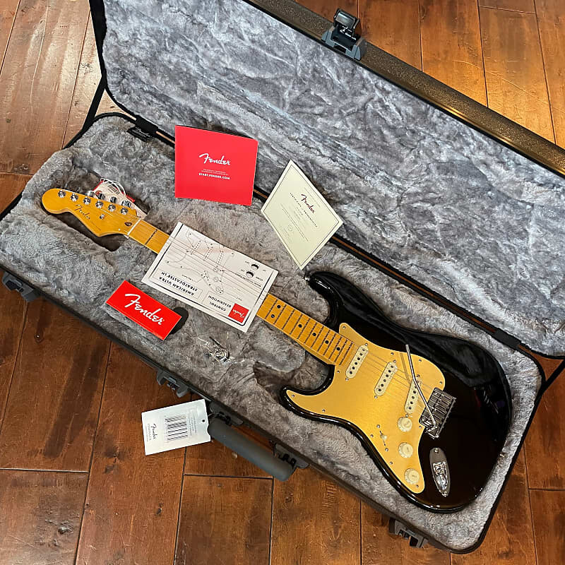 

Электрогитара Fender American Ultra Stratocaster Left-Handed MN Texas Tea 8lbs, 6oz USA US210073201