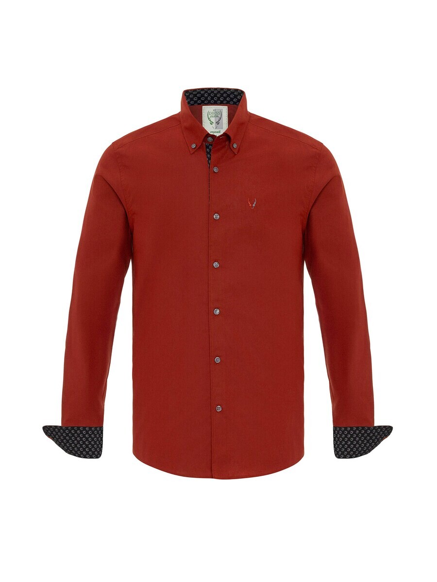 

Рубашка By Diess Collection Regular fit Button Up, цвет Wine red