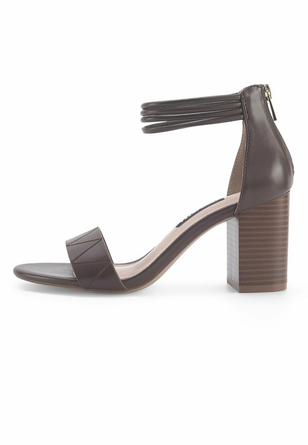 

Босоножки на каблуке Nine West, коричневый