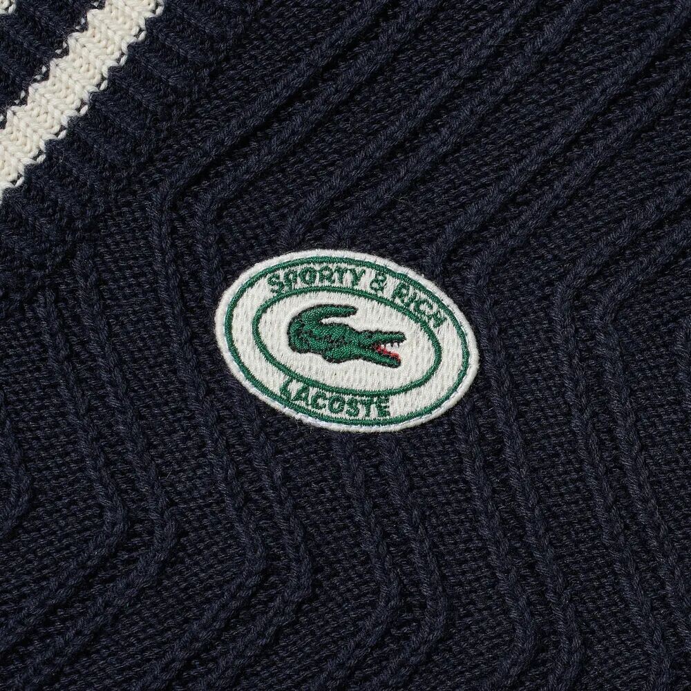 

Sporty & Rich Жилет x lacoste с зигзагом, мультиколор