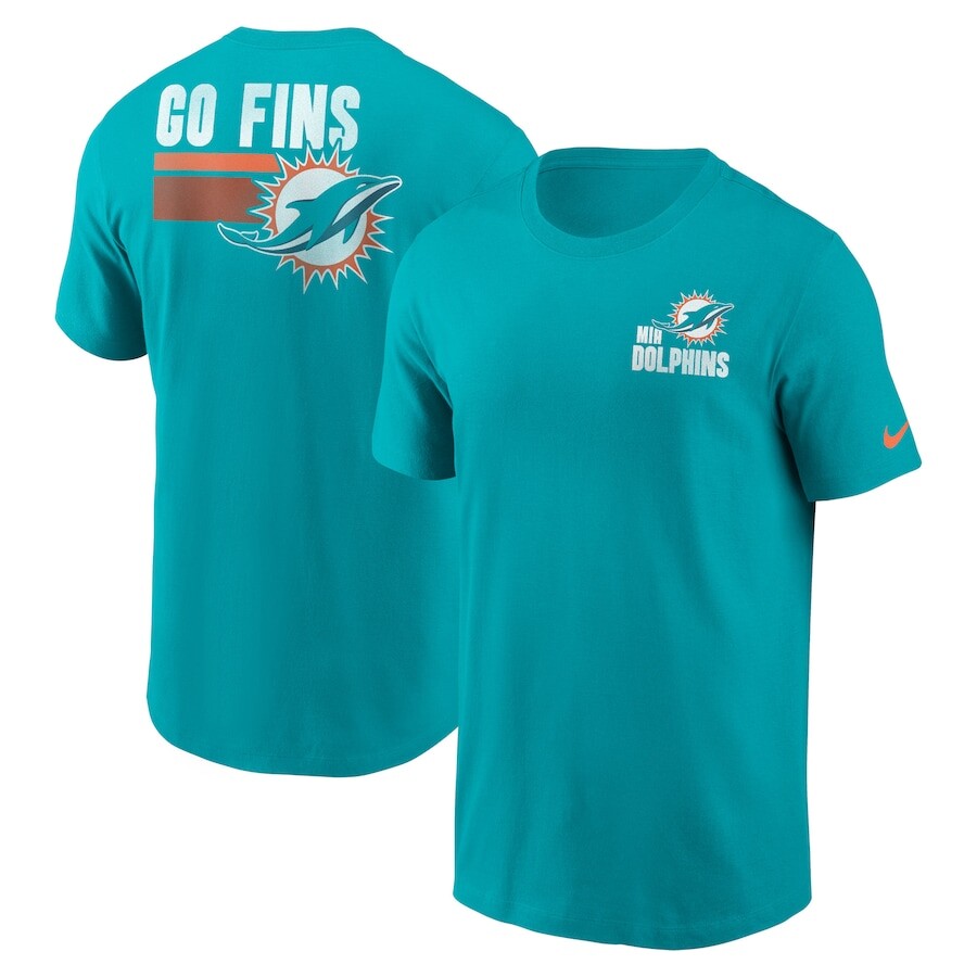 

Футболка с коротким рукавом Nike Miami Dolphins, аква