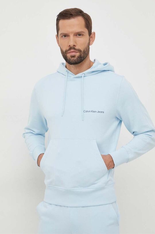 

Хлопковая толстовка Calvin Klein Jeans, синий