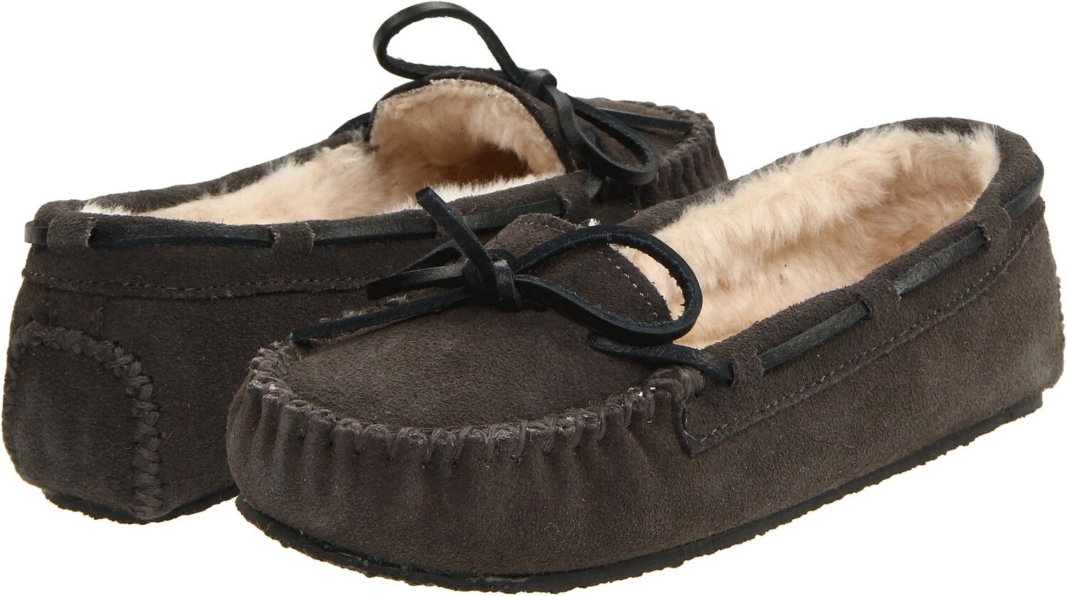 

Тапочки Minnetonka Cally Slipper, цвет Grey/Brown/White