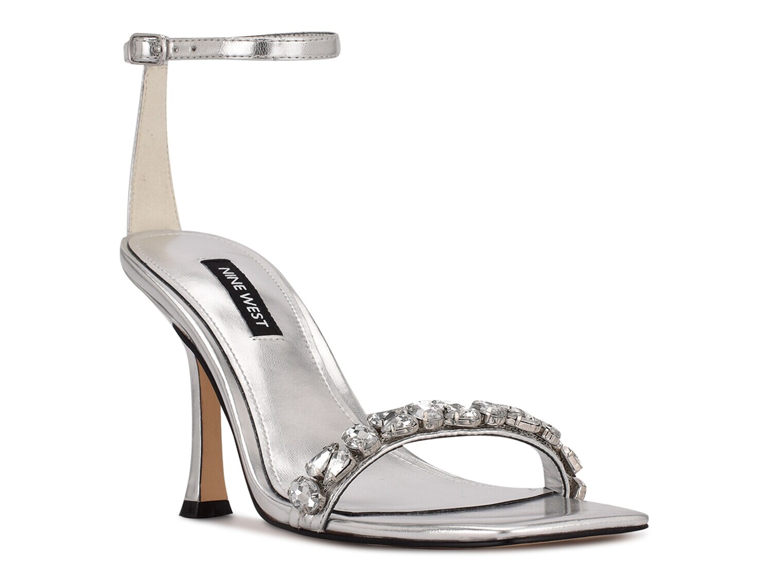 

Сандалии Nine West Yazmin, серебряный металлик