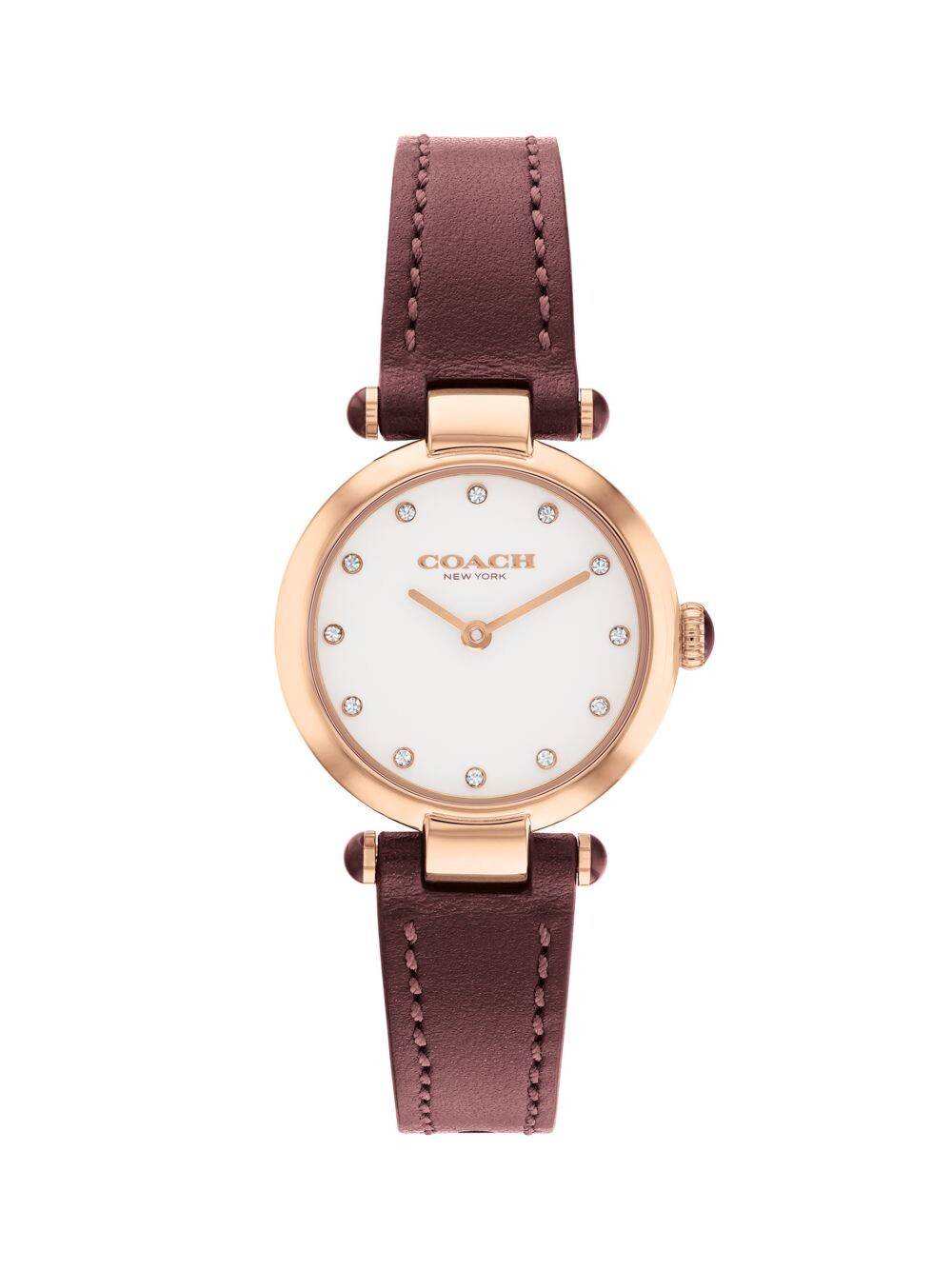 

Часы Cary 26 мм с кожаным ремешком COACH, коричневый