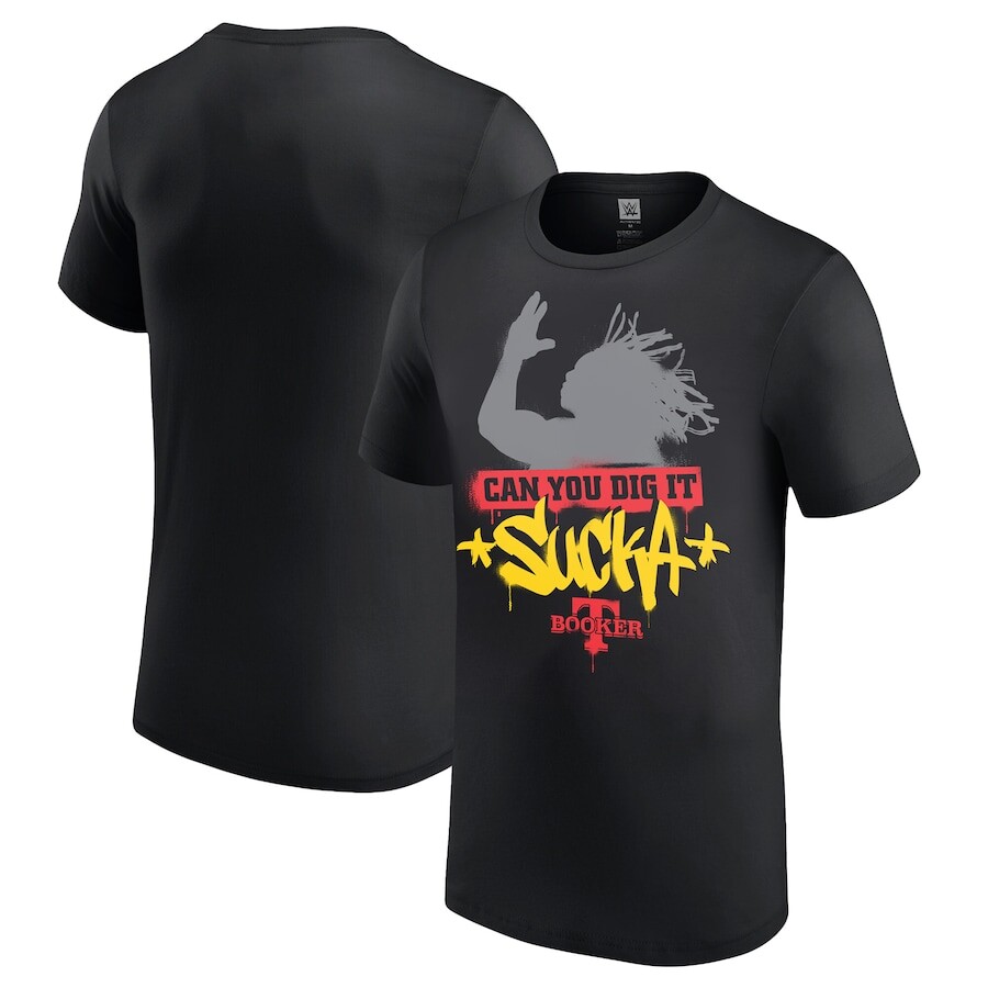 

Футболка с коротким рукавом WWE Authentic Booker T, черный