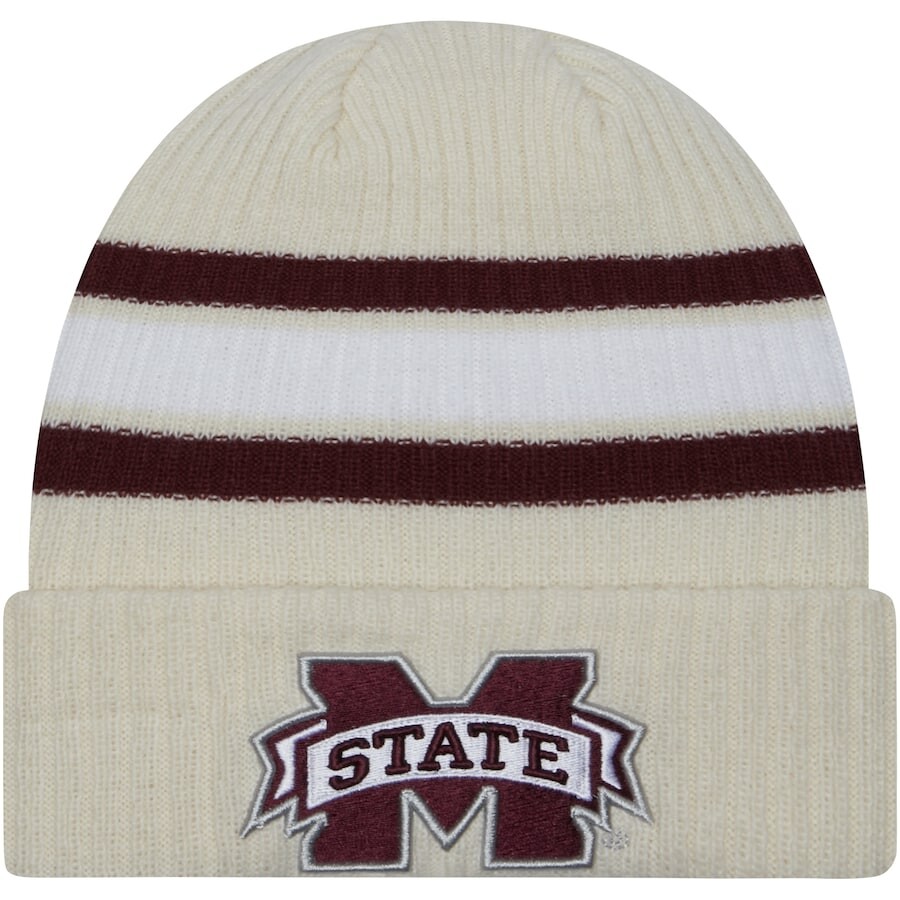 

Шапка New Era Mississippi State Bulldogs, кремовый
