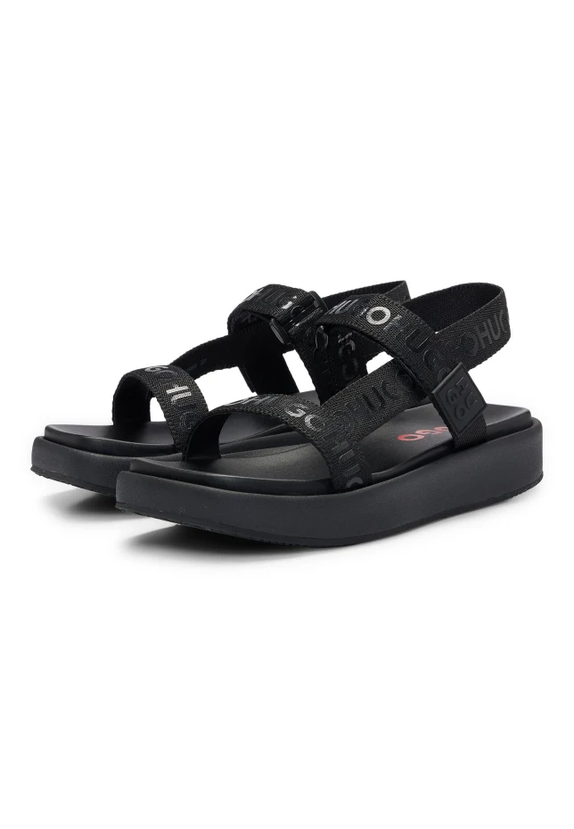 

Сандалии emma_strapsandal_wb Hugo, черный