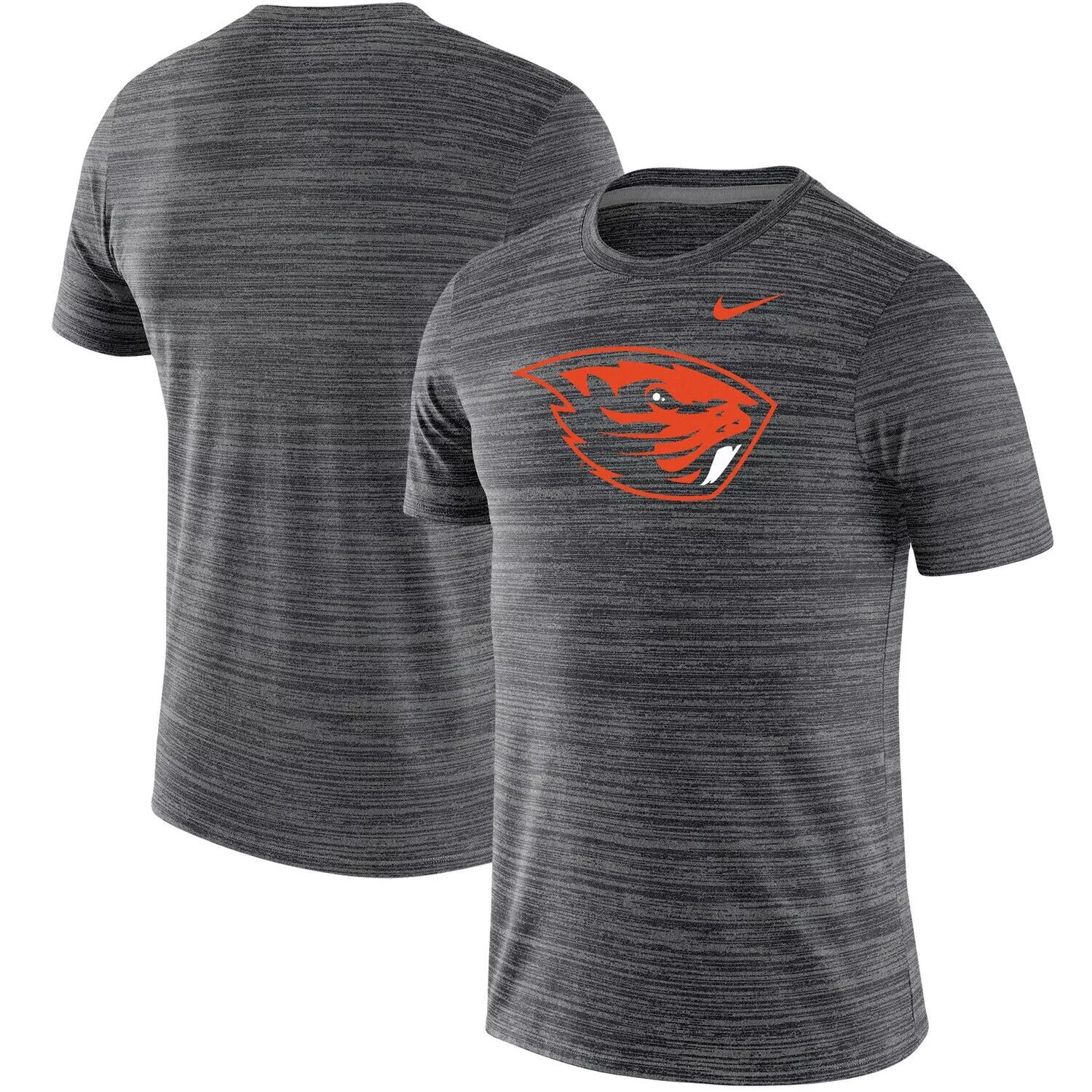 

Мужская черная футболка Nike Oregon State Beavers Team с логотипом Velocity Legend Performance