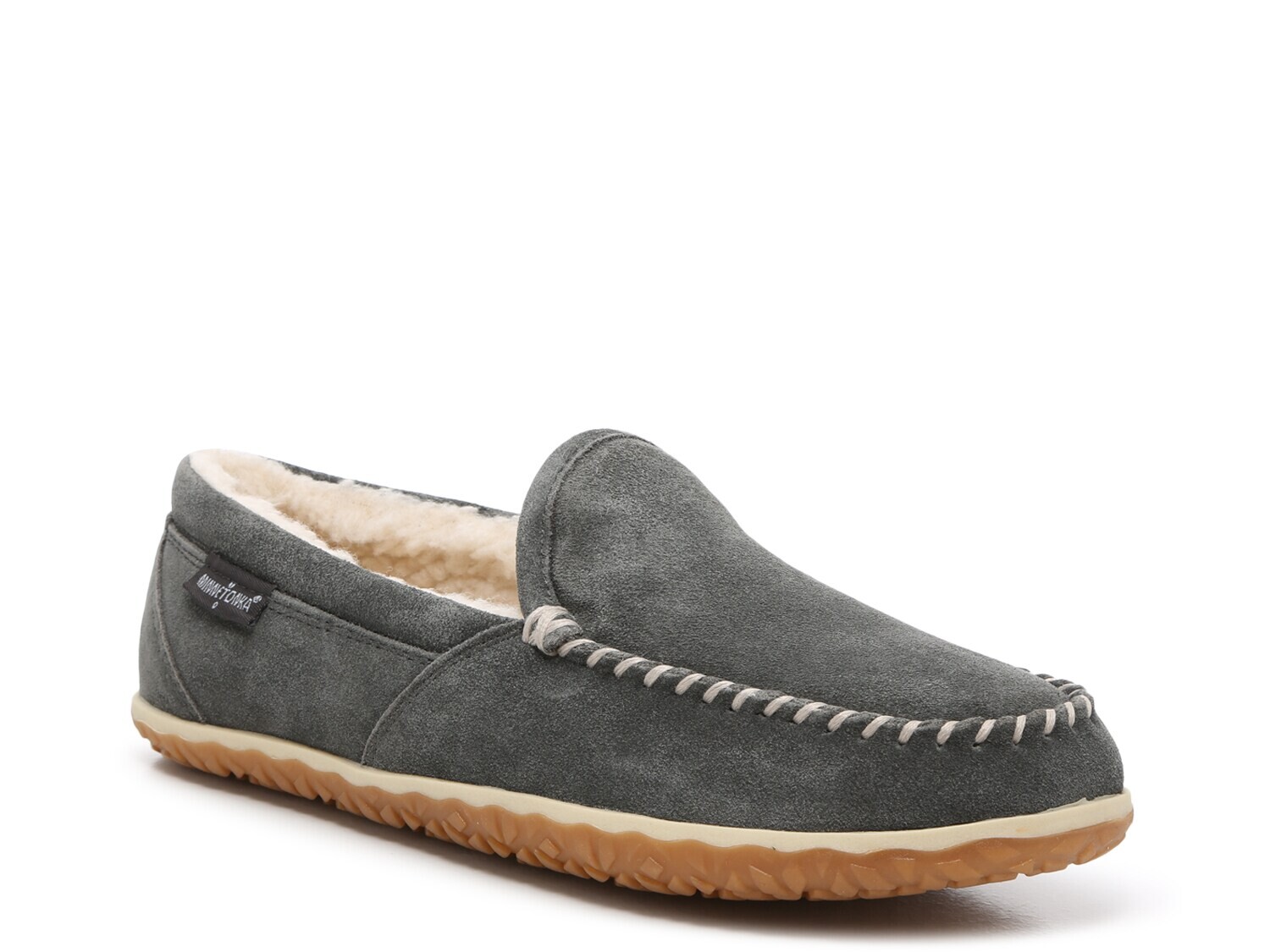 

Тапочки-мокасины Tilden Minnetonka, серый