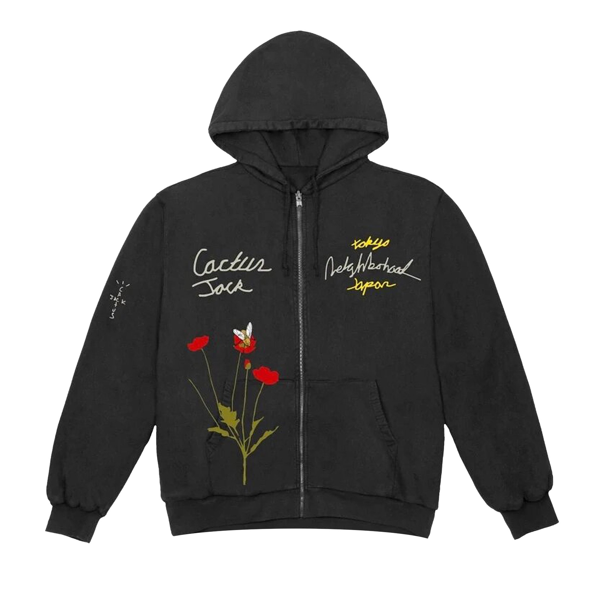 Толстовка Черный Cactus Jack by Travis Scott x Neighborhood Carousel printed hoodie men women casual 2021 newest sweater hooded 3d apparel hoodie printed new jacket