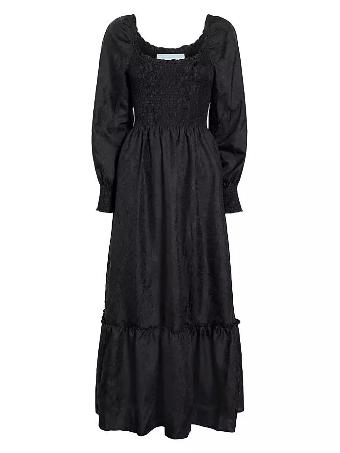 

Платье Emily Nap Hill House Home, цвет black crushed taffeta