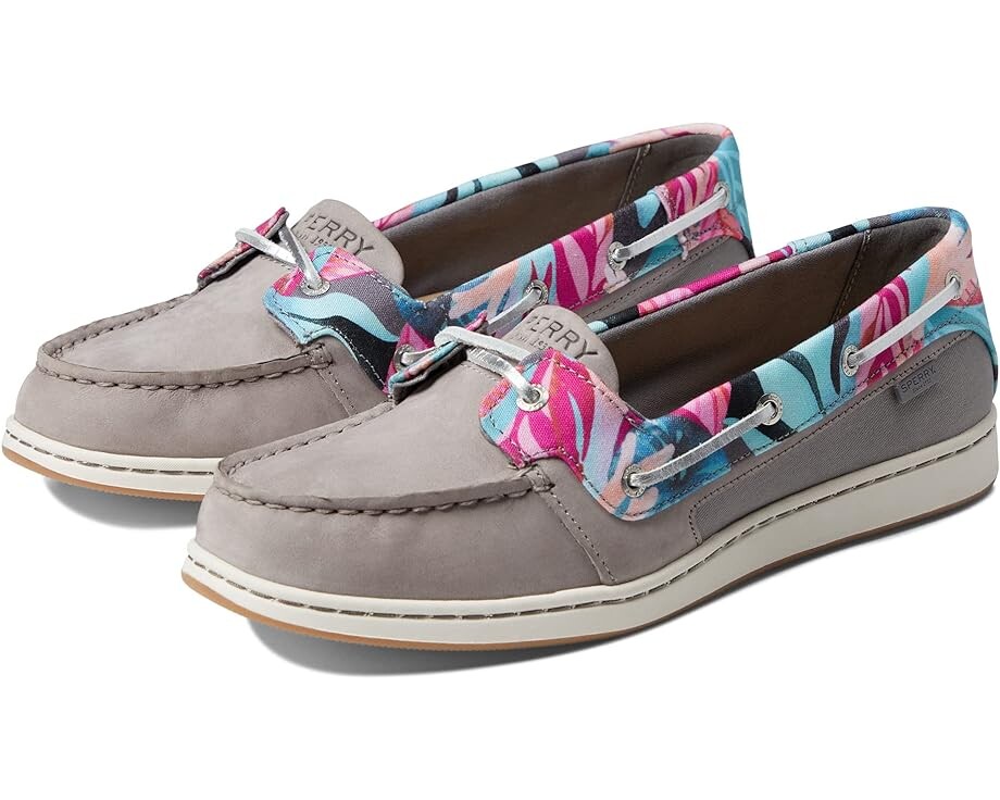 

Топсайдеры Sperry Starfish Coral Floral, цвет Grey Multi
