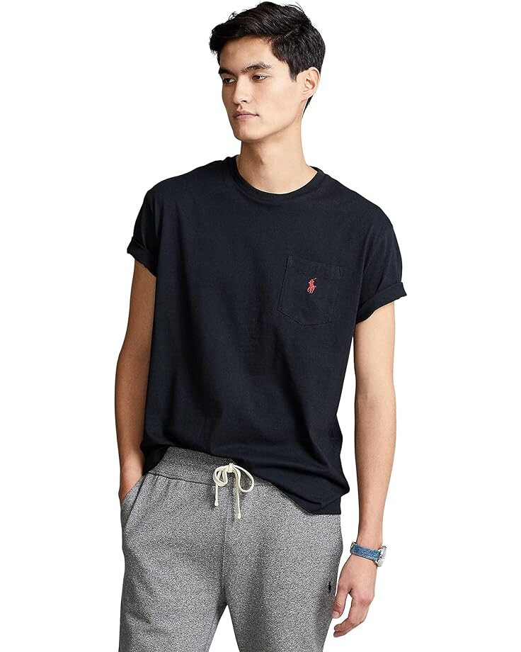 

Футболка Polo Ralph Lauren Classic Fit Pocket, цвет RL Black