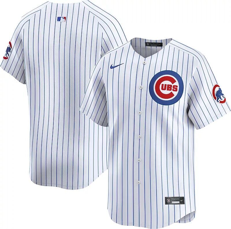 

Мужское джерси Nike Chicago Cubs White Blank Limited Vapor