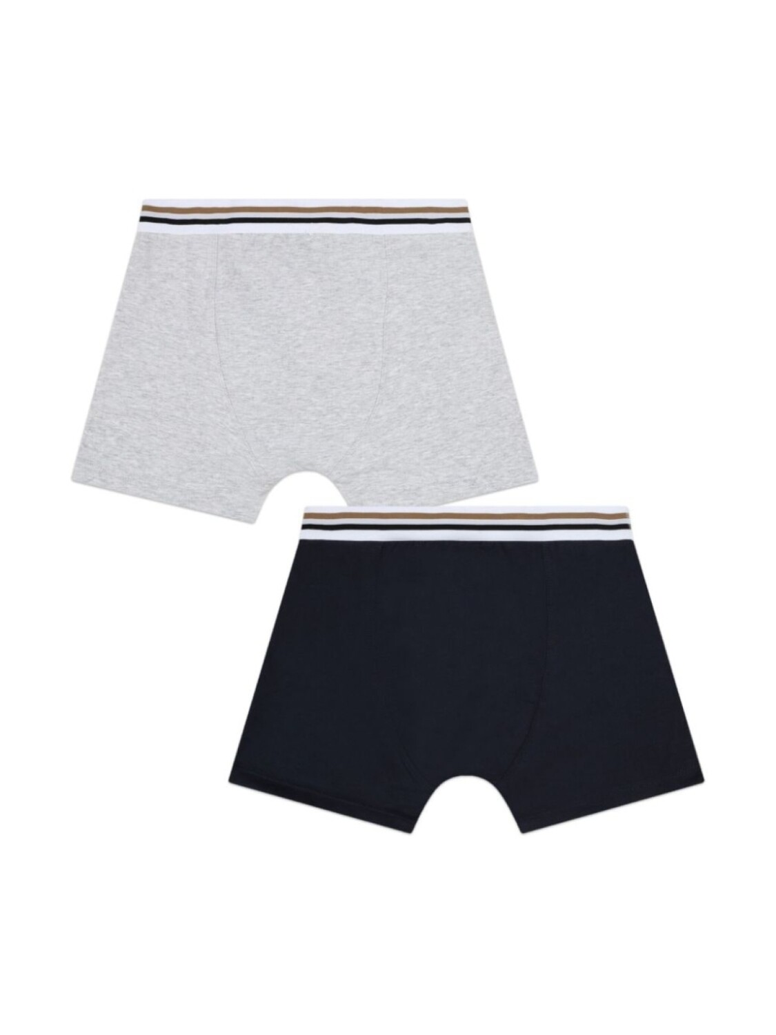 

BOSS Kidswear комплект из двух боксеров с логотипом, серый