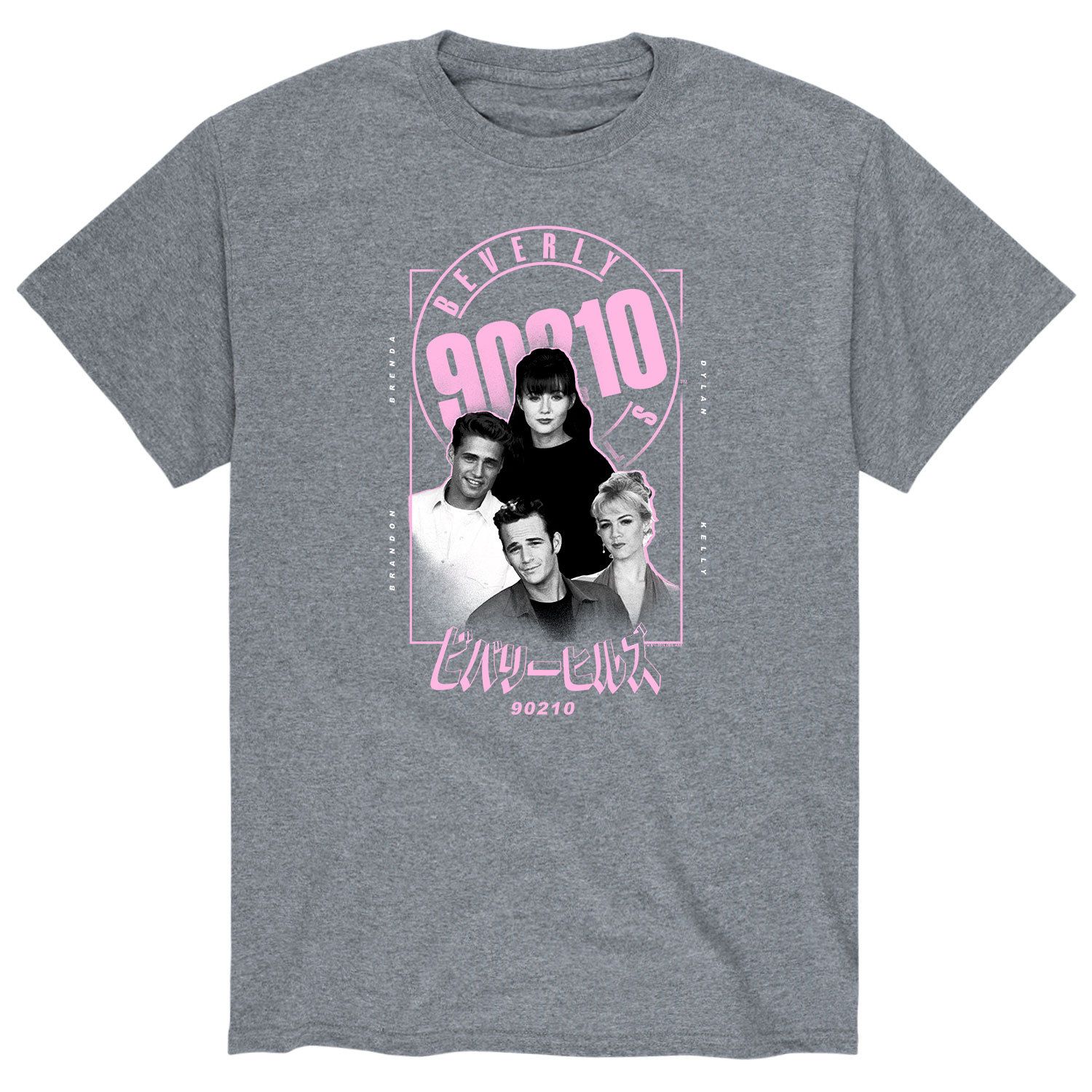 цена Мужская футболка 90210 с кандзи Licensed Character