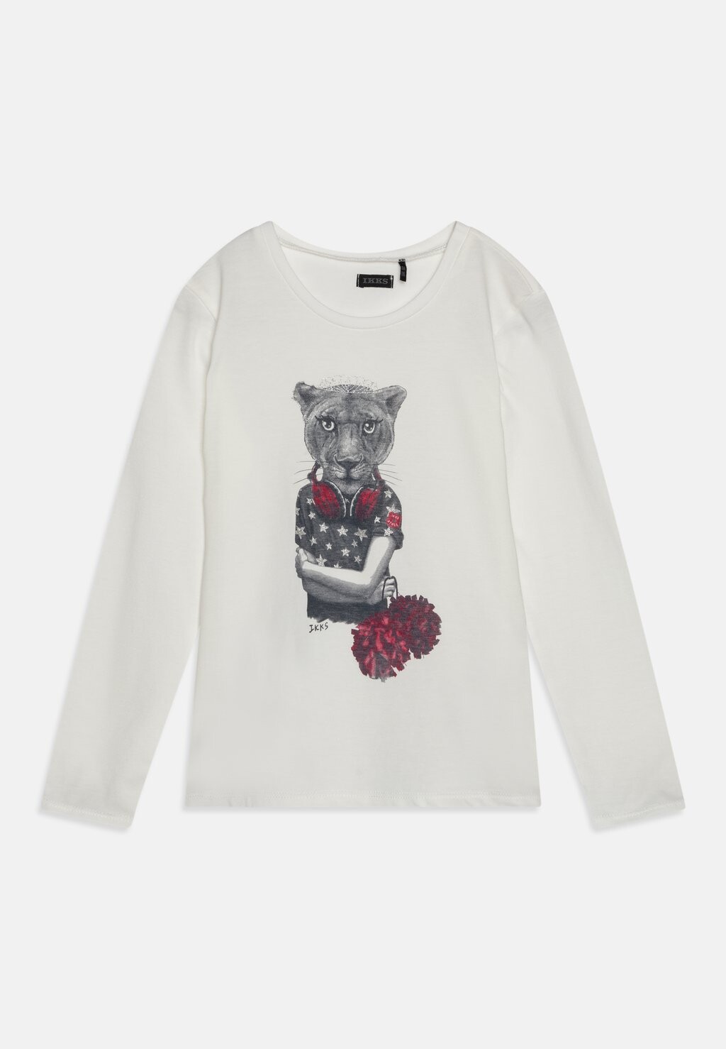 Футболка с длинным рукавом Tee IKKS, цвет blanc cassé блузка susi mango kids цвет blanc cassé