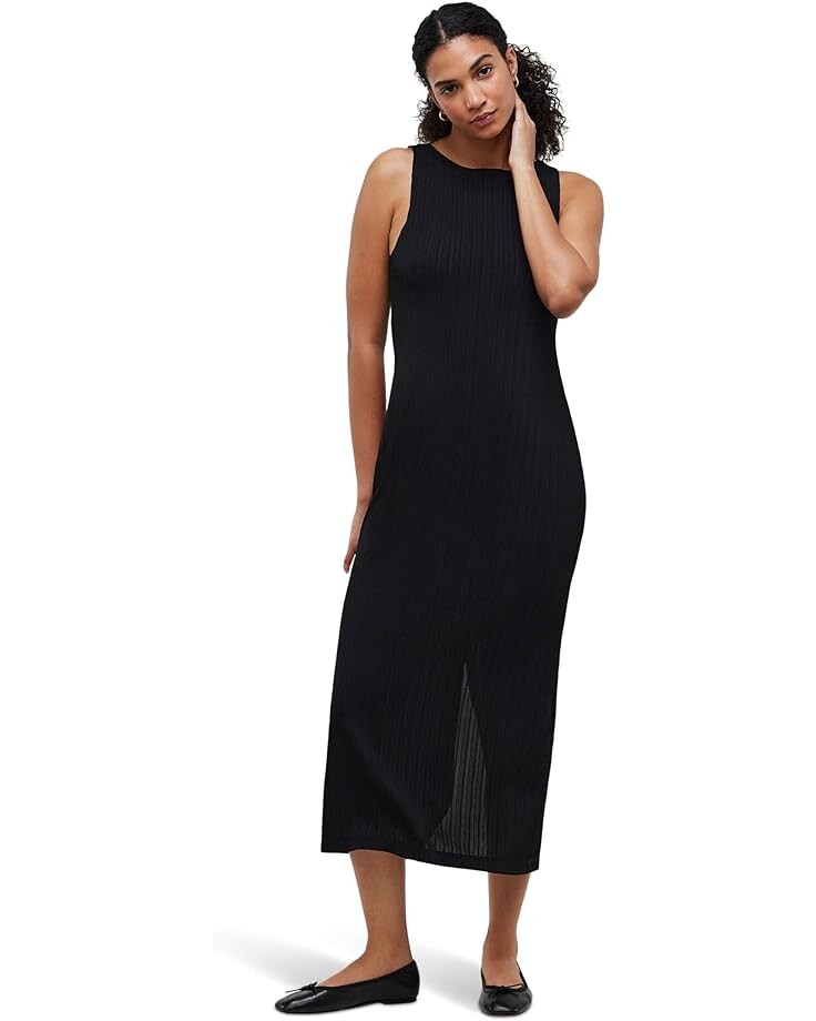 

Платье Madewell Rib-Knit Sleeveless Maxi, черный