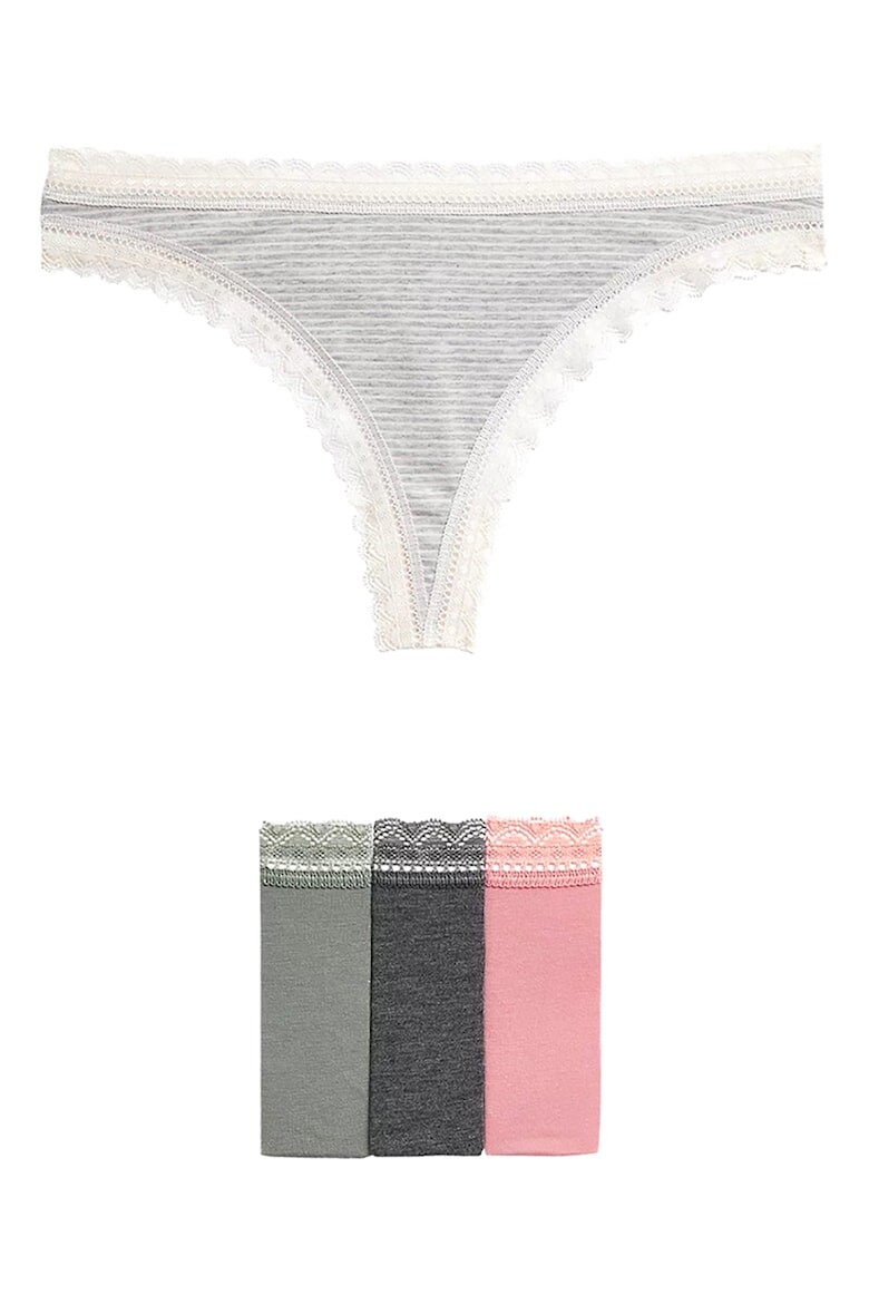 

Стринги с модалом, 4 пары Marks & Spencer, розовый