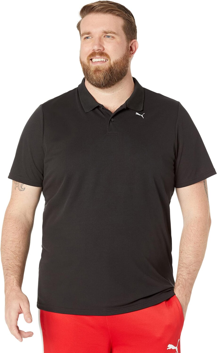 

Рубашка-поло Big & Tall Performance Polo PUMA, цвет Puma Black