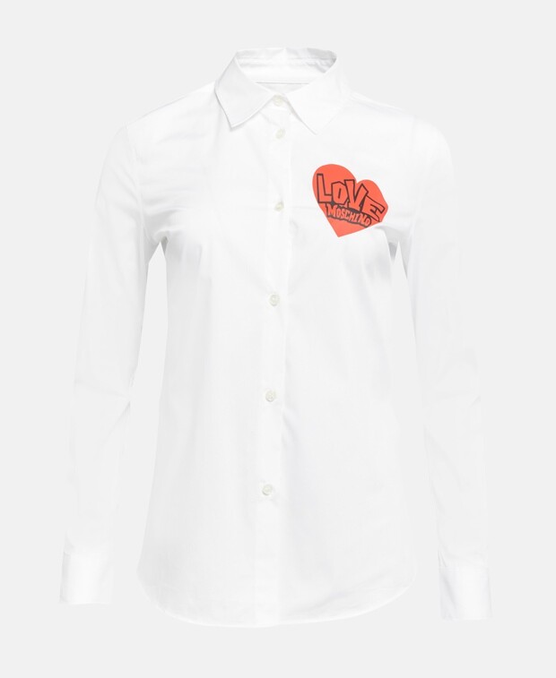 

Рубашка Love Moschino, белый