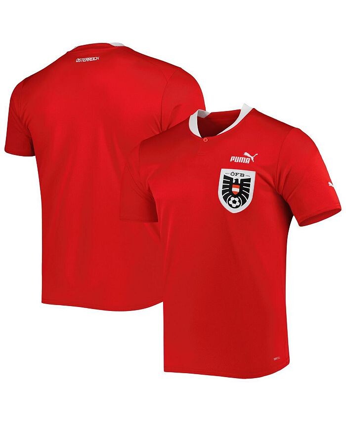 

Мужская красная домашняя футболка сборной Австрии 2022/23, реплика Puma, красный
