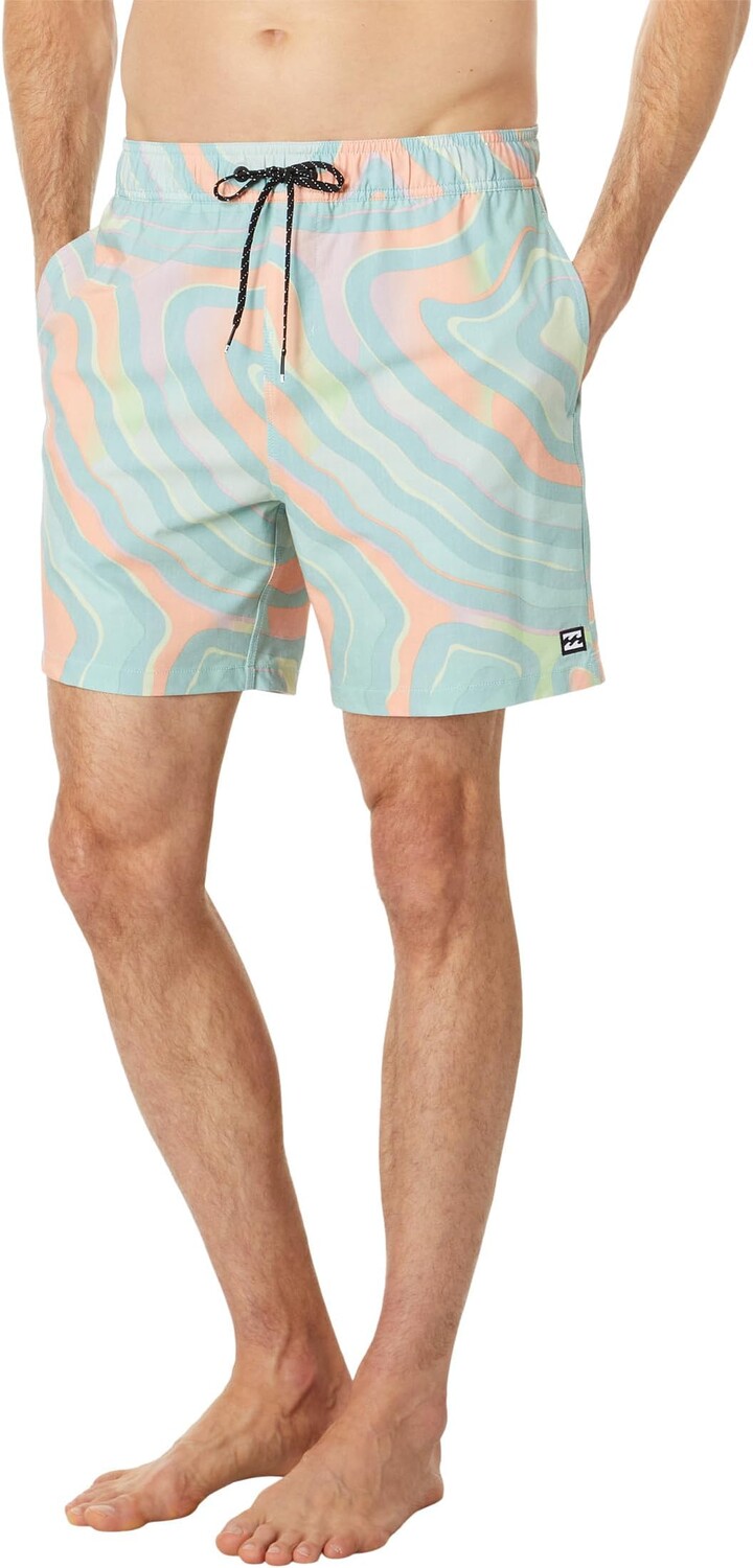 

Шорты для плавания Sundays Layback 17 дюймов Billabong, цвет Dusty Jade