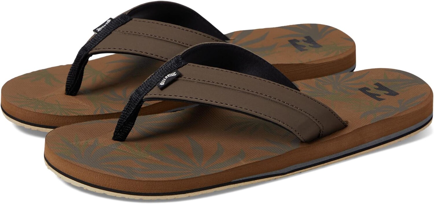 

Шлепанцы All Day Impact Print Billabong, цвет Clay