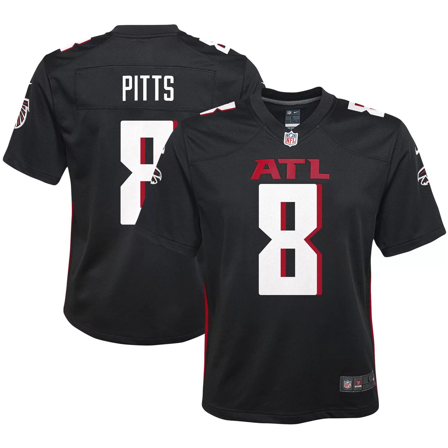 цена Молодежная игровая майка Nike Kyle Pitts Red Atlanta Falcons Nike