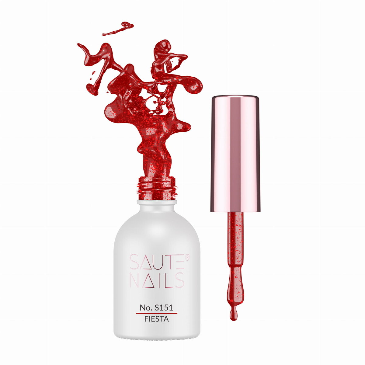 

Saute Nails, Гибридный лак для ногтей S151 Fiesta, 8 мл