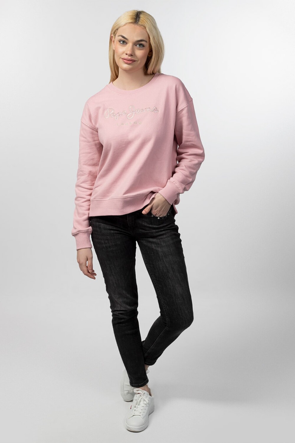 

Толстовка - Розовый - Классический крой Pepe Jeans, розовый