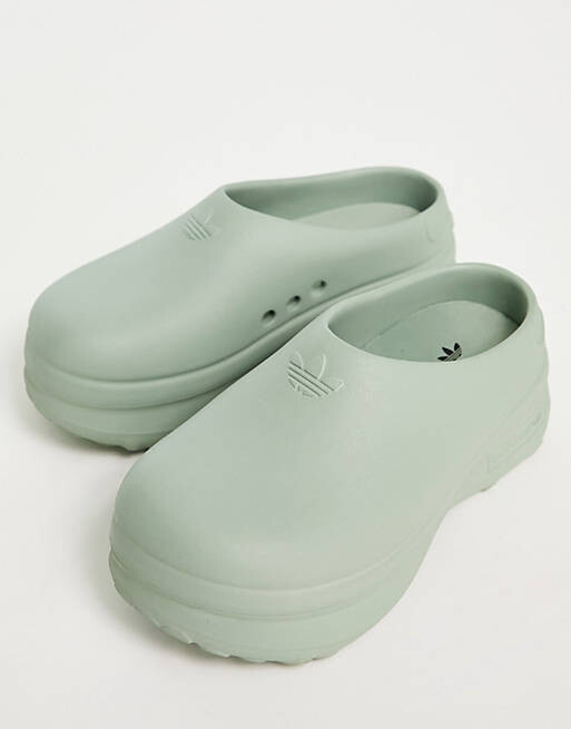 

Зеленые туфли без каблуков adidas Originals Stan, Зеленый