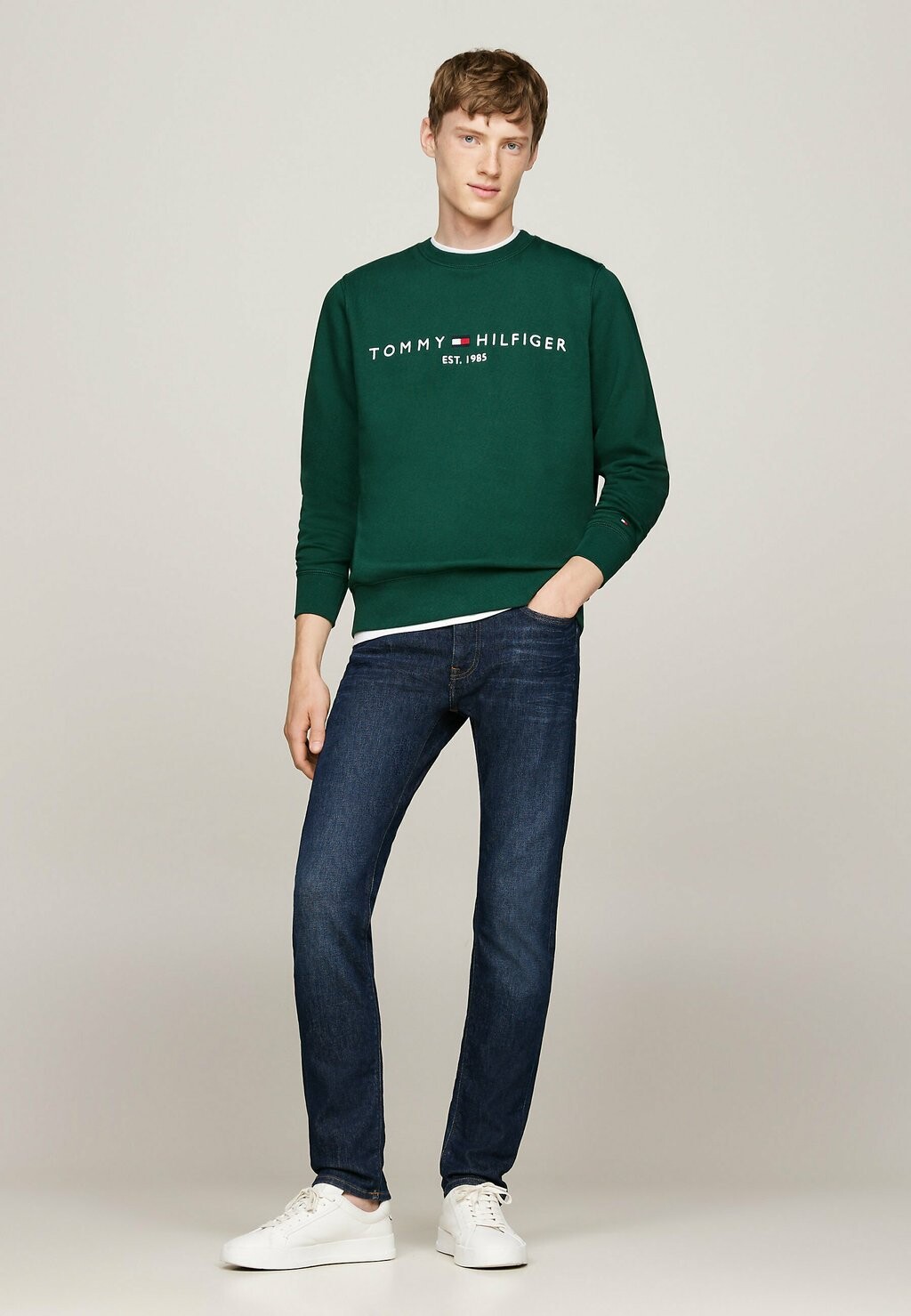 

Блуза Tommy Hilfiger, зеленый
