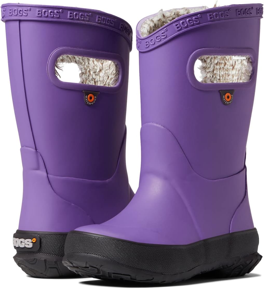 Зимние ботинки Rain Boot Plush Bogs, фиолетовый цена и фото