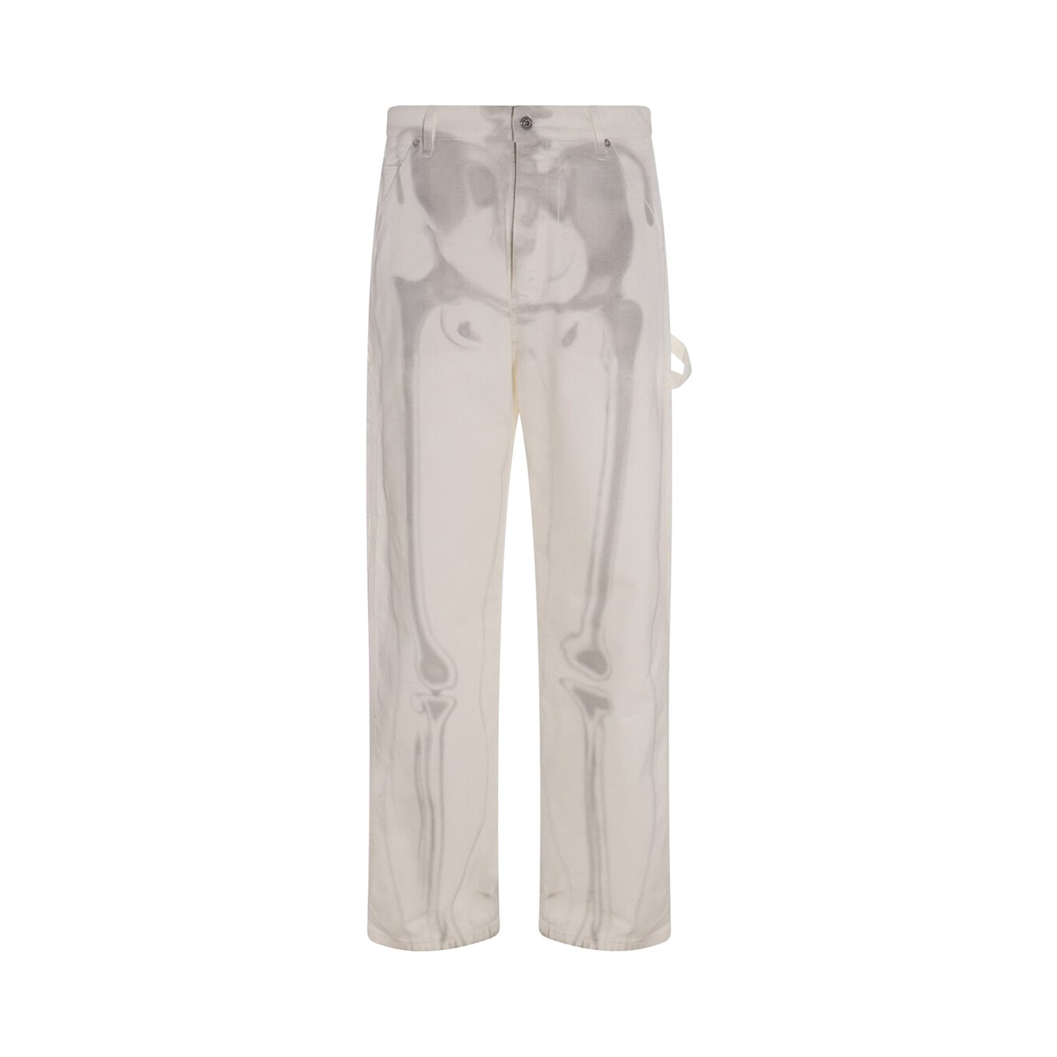 

Джинсы Off-White Body Scan поверх джинсов Carpenter Белый