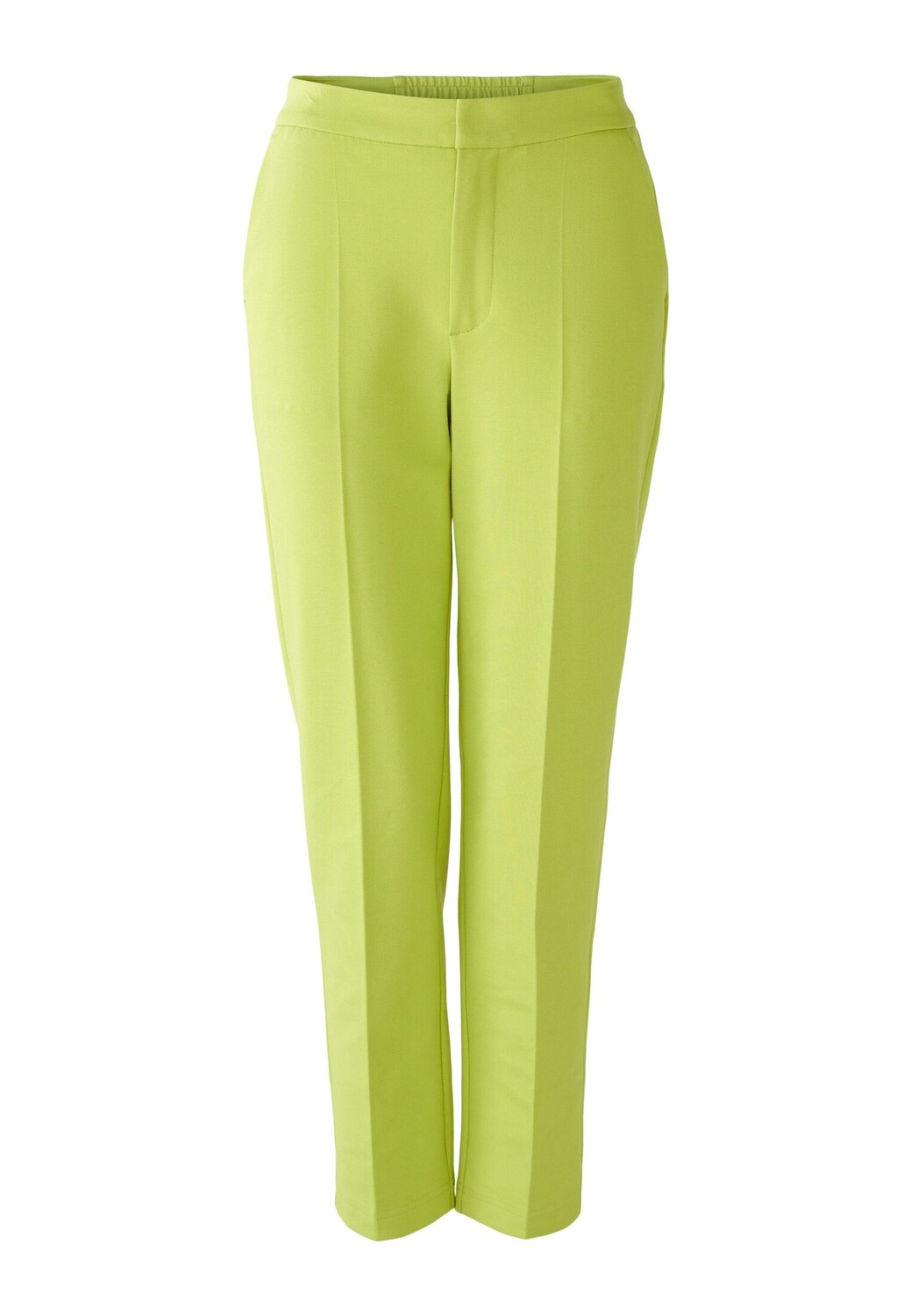 

Брюки Oui Jerseyhose FEYLIA Slim Fit, cropped, цвет macawa green