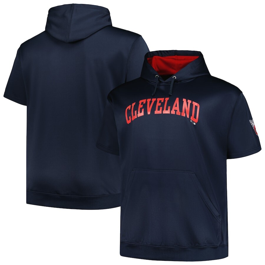 

Пуловер с капюшоном Profile Cleveland Guardians, нави