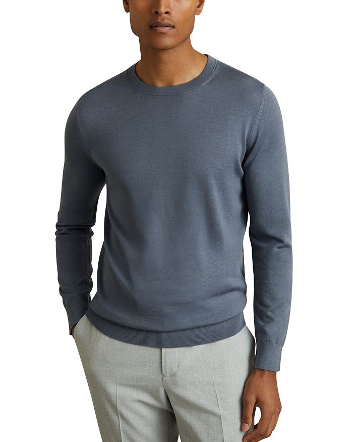 

Свитер с круглым вырезом REISS Wessex, синий