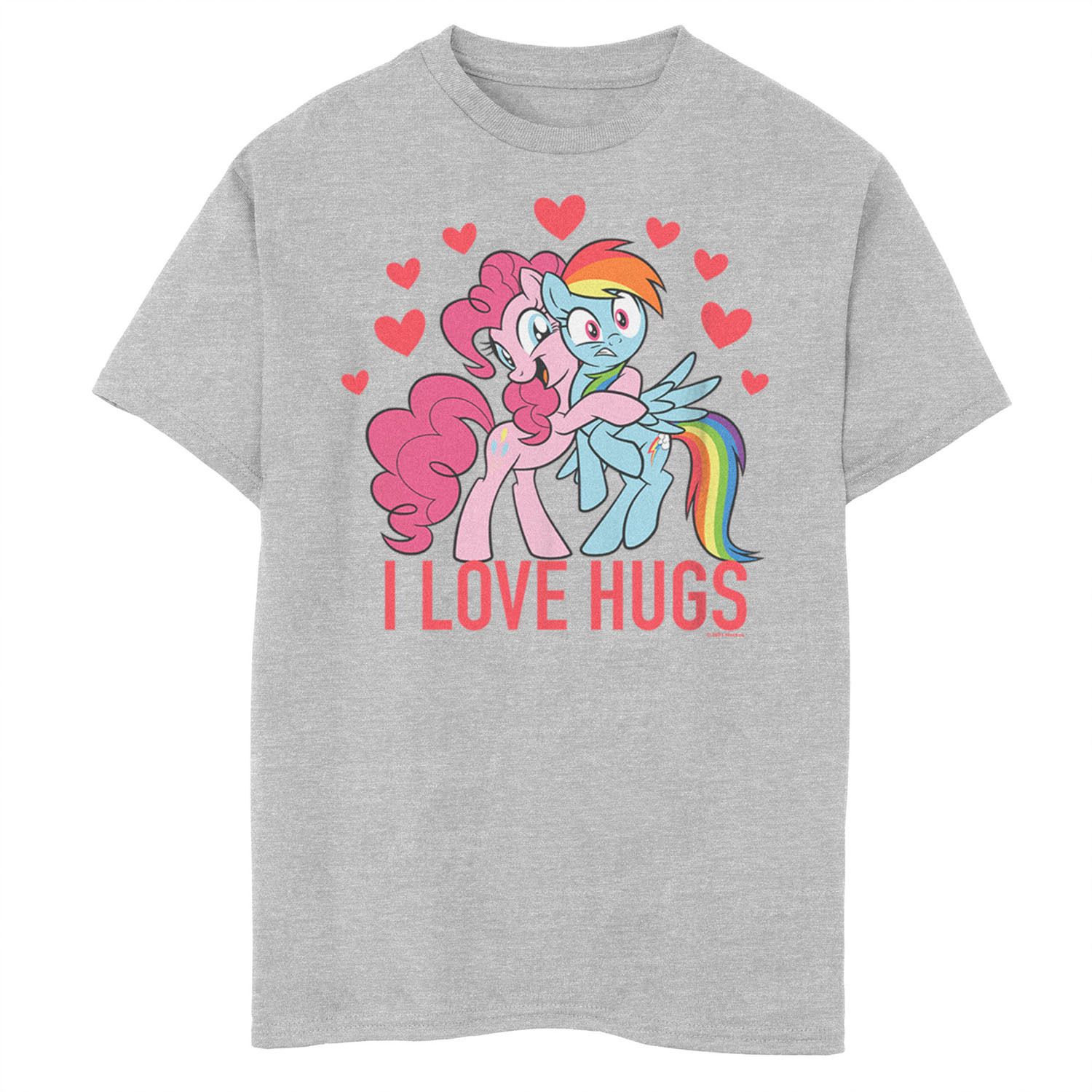 

Футболка с портретом «I Love Hugs» для мальчиков 8–20 лет My Little Pony Licensed Character