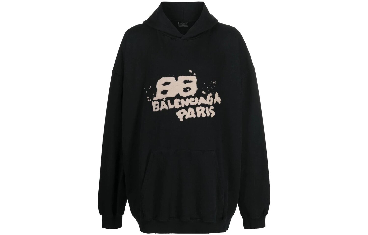 

Толстовка мужская Balenciaga с капюшоном, черный