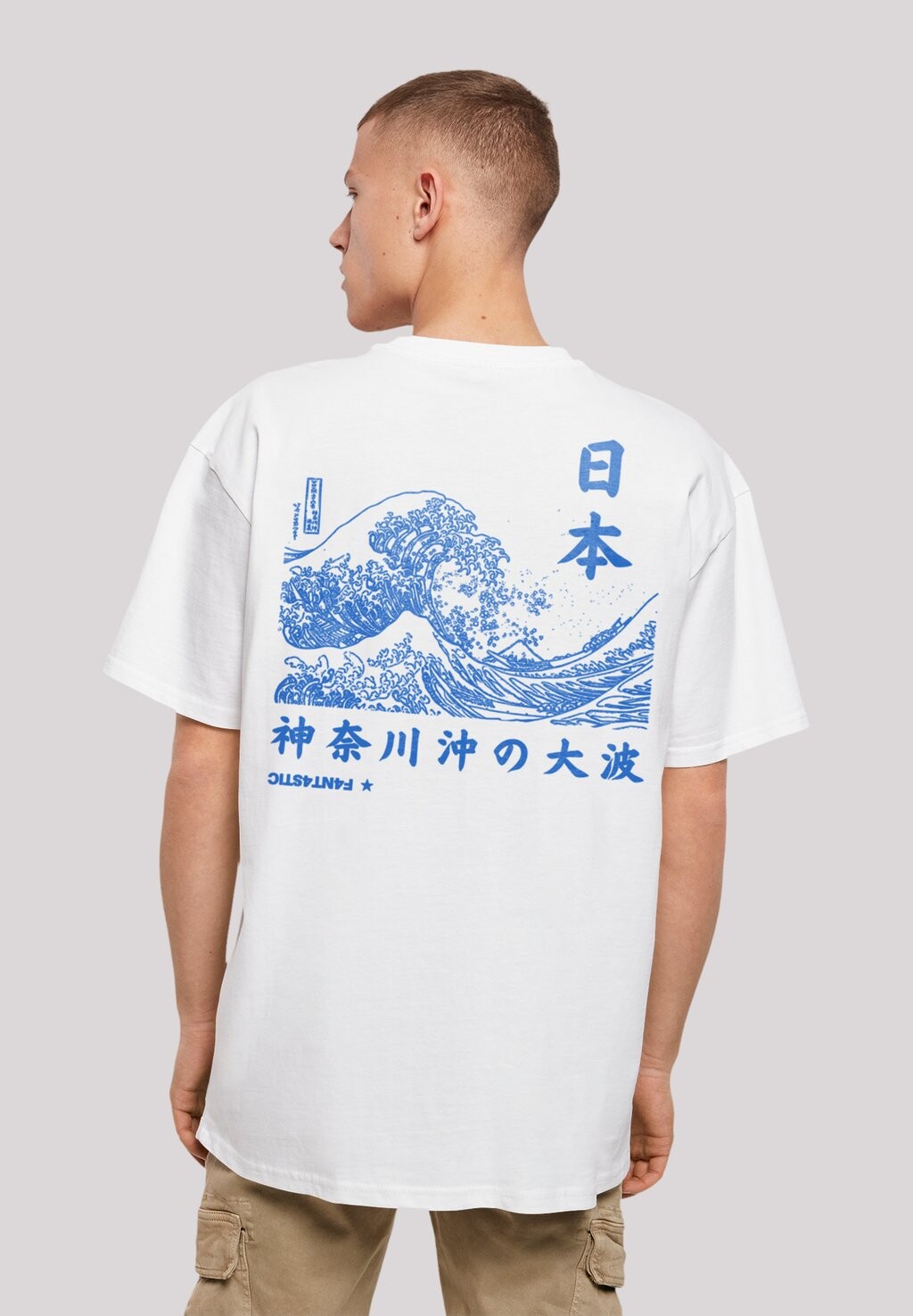 

Футболка с принтом KANAGAWA WELLE F4NT4STIC, цвет weiß