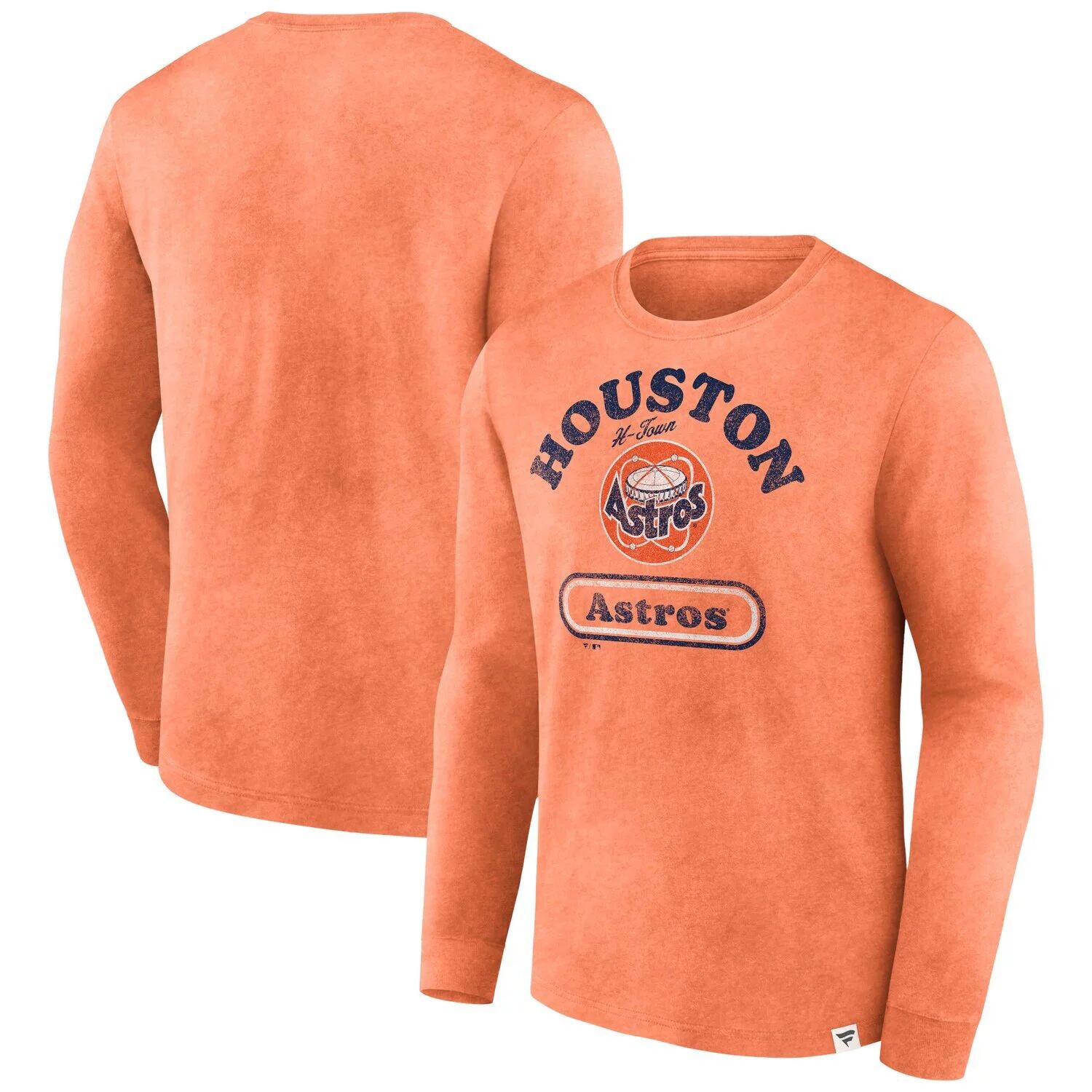 

Мужская оранжевая футболка с длинным рукавом с фирменным логотипом Houston Astros Circus Catch Fanatics, Оранжевый